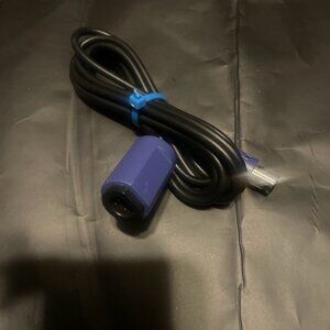 Nintendo GameCube Controller Extension Cable Indigo Purple Working Condition 6ft